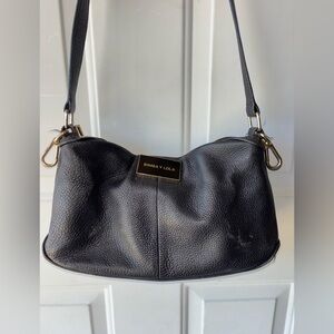 Bimba Y Lola black leather handbag
